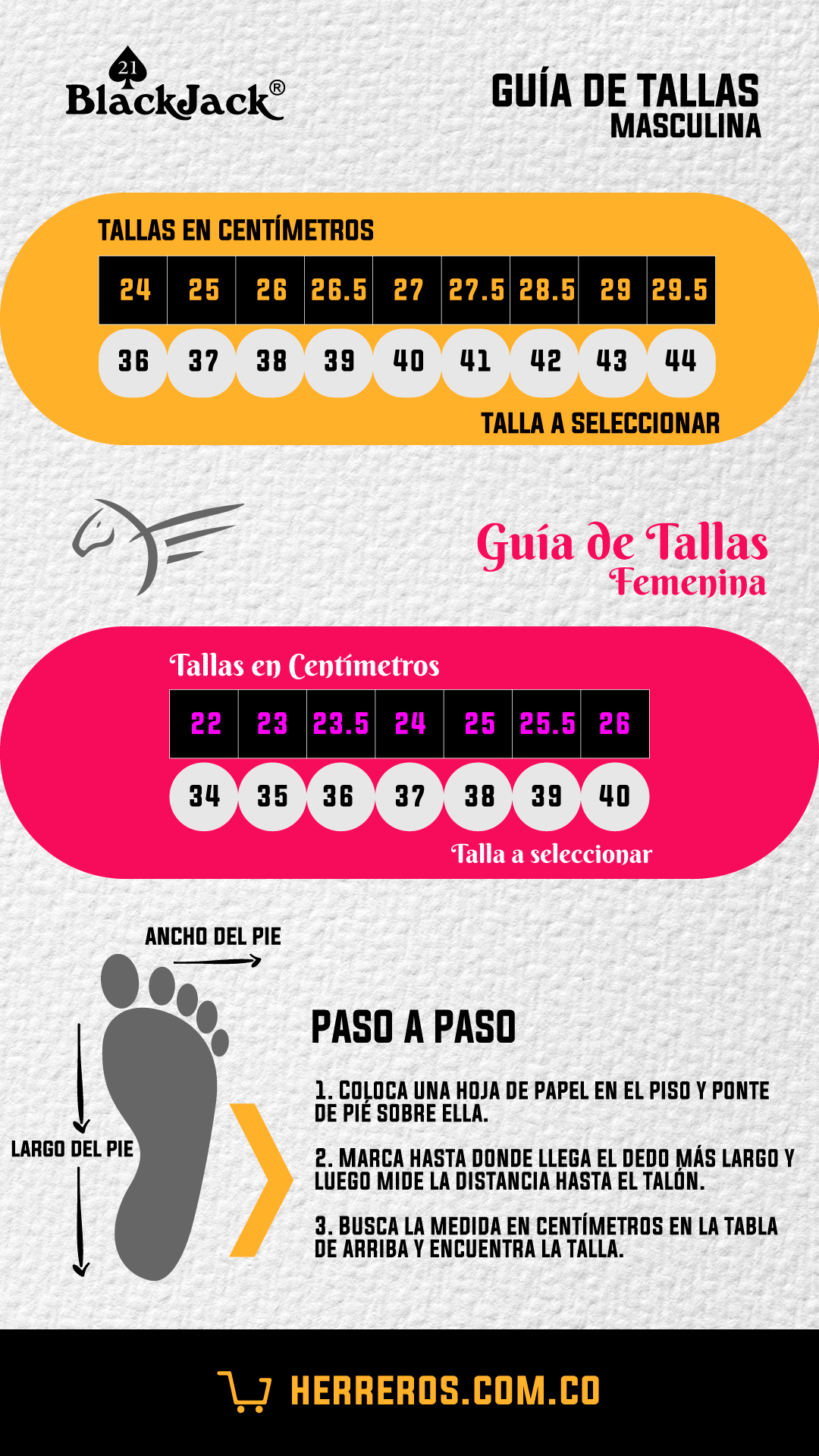 Guia de tallas